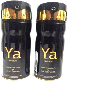 

PARFUMDELUXE YA INTENSE Deodorant Spray - For Women(400 ml, Pack of 2)