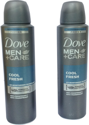 

Dove COOL FRESH PACK 2 Body Spray - For Men(300 ml, Pack of 2)