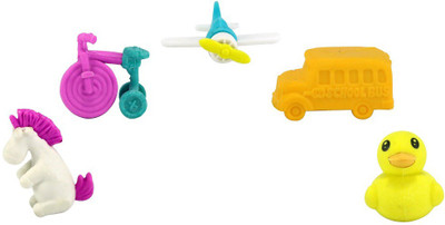

Smily Kiddos Childhood Non-Toxic Eraser(Set of 5, Multicolor)