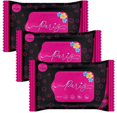 

Pariz Multi-Purpose Wipes (Pack of 3)(Pack of 30)