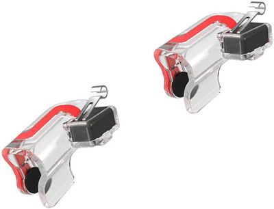 

lifemusic 1 Pair of Gaming Fire Buttons Gaming Accessory Kit(Red, White, For Android, iOS)