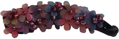 

Trendeela.com Feriha Multicolored Floral Stunning Banana Clip(Multicolor)