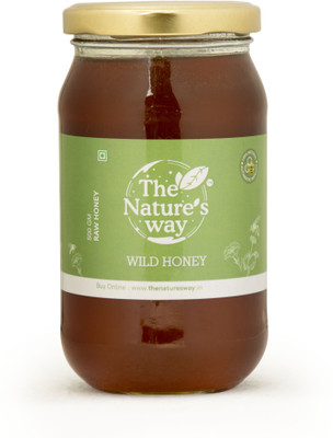 

The Natures Way Wild Flora Honey|Pure Natural Unprocessed Honey| rich in antiseptic and antibacterial properties|can be applied to the skin(500 g)
