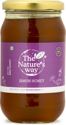 

The Natures Way Jamun Raw Honey|100% Pure,Natural |High in Medicinal value|Unprocessed,Unheated(500 g)
