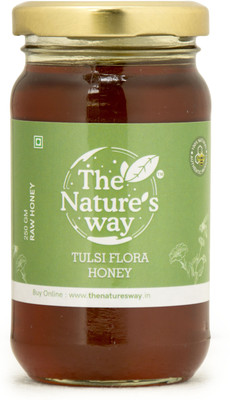 

The Natures Way Tulsi Flora Raw Honey|best honey for health| medicinal honey|Harvested from the foothills of the Himalayas(250 g)