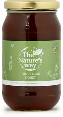 

The Natures Way Tulsi Flora Raw Honey|best honey for health| medicinal honey|Harvested from the foothills of the Himalayas(500 g)
