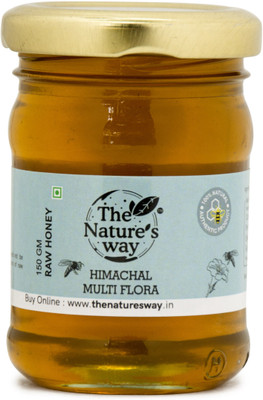 

The Natures Way Multi Flora Raw Honey|From The Himachal Pradesh Region|Non GMO,No Antibiotics,No Additives,Quality Guaranteed(150 g)