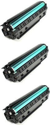 Ang CC388A / 88A (PACK OF 3) Toner Cartridge For Use in HP P1007/ P1008/ Pro P1106/ Pro P1108/ Pro M1136 MFP/ Pro M1213nf MFP/ Pro M1216nfh MFP/ Pro M1218nfs MFP/ Pro M126nw MFP/ Pro M128fn MFP/ Pro M128fw MFP ) Black Ink Cartridge