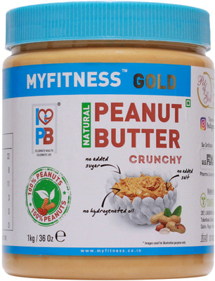 

MYFITNESS Crunchy Natural Peanut Butter Unsweetened 1000 g