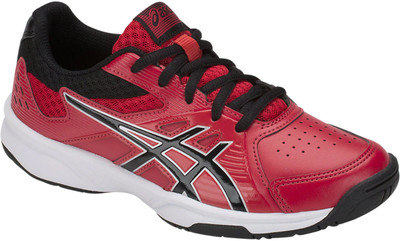 

Asics Boys & Girls Lace Badminton Shoes(Red