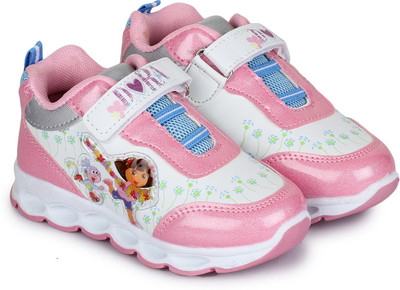 

Dora Girls Velcro Running Shoes(Pink