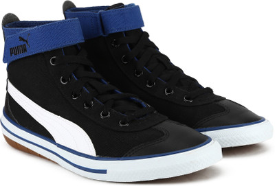

Puma Boys & Girls Lace Sneakers(Black, White