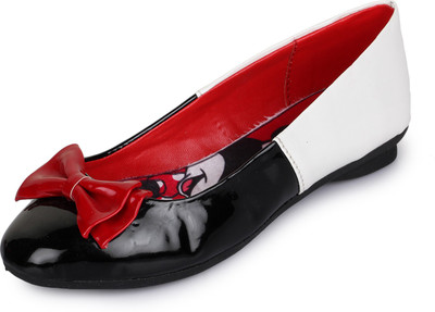 

Minnie Girls Slip on Ballerinas(Black