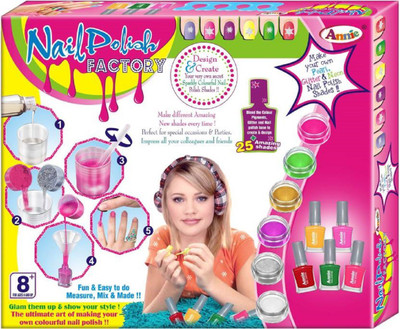 

Amazia Nail Polish Factory to Sparkle you nails for Girls.(Multicolor)