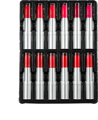 

MELANIA APK Matte Kissproof Lipstick Set (12 Piece)(5 ml, Multicolor)