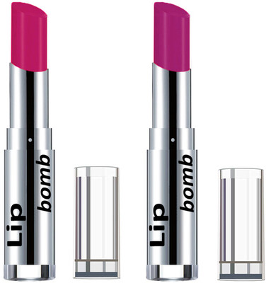 

Color Fever Creamy Matte Lipstick(Set Of 2 pcs)14-16(Pink, Purple)