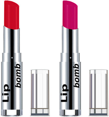 

Color Fever Creamy Matte Lipstick(Set Of 2 pcs)23-25(Red, Magenta)