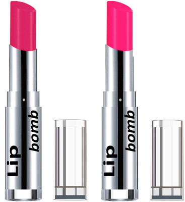 

Color Fever Creamy Matte Lipstick(Set Of 2 pcs)15-27(Pink, Neon Pink)
