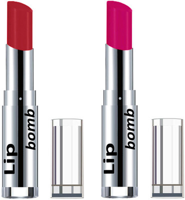 

Color Fever Creamy Matte Lipstick(Set Of 2 pcs)22-25(Dark Red, Magenta)