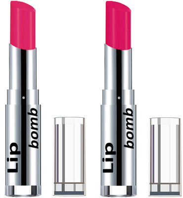

Color Fever Creamy Matte Lipstick(Set Of 2 pcs)15-24(Pink, Pink)