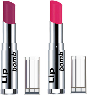 

Color Fever Creamy Matte Lipstick(Set Of 2 pcs)12-15(Purple, Pink)