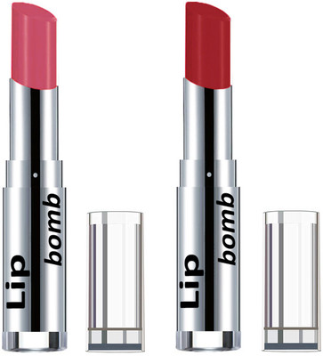 

Color Fever Creamy Matte Lipstick(Set Of 2 pcs)09-21(Peach, Maroon)