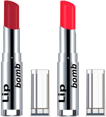 

Color Fever Creamy Matte Lipstick(Set Of 2 pcs)17-28(Brick Orange, Neon Orange)