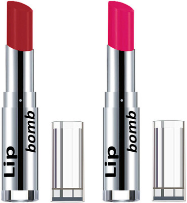 

Color Fever Creamy Matte Lipstick(Set Of 2 pcs)21-24(Maroon, Pink)