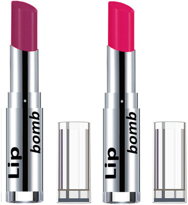 

Color Fever Creamy Matte Lipstick(Set Of 2 pcs)12-24(Purple, Pink)