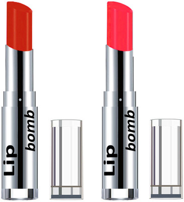 

Color Fever Creamy Matte Lipstick(Set Of 2 pcs)18-30(Orange, Neon Orange)