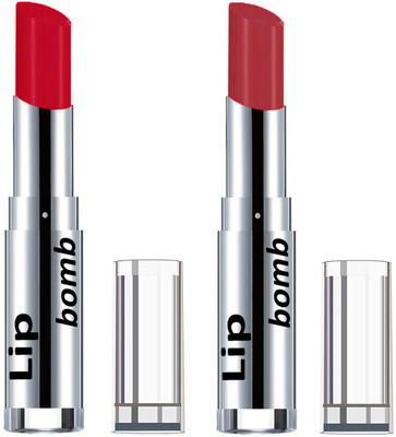 

Color Fever Creamy Matte Lipstick(Set Of 2 pcs)11-19(Red, Brick Orange)