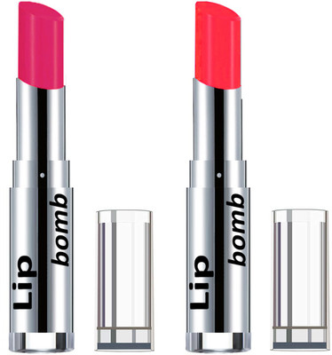 

Color Fever Creamy Matte Lipstick(Set Of 2 pcs)15-30(Pink, Neon Orange)
