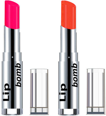 

Color Fever Creamy Matte Lipstick(Set Of 2 pcs)26-29(Neon Pink, Neon Orange)