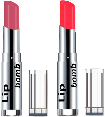 

Color Fever Creamy Matte Lipstick(Set Of 2 pcs)09-30(Peach, Neon Orange)