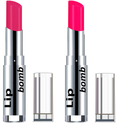 

Color Fever Creamy Matte Lipstick(Set Of 2 pcs)15-26(Pink, Neon Pink)