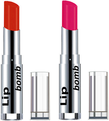 

Color Fever Creamy Matte Lipstick(Set Of 2 pcs)18-24(Orange, Pink)