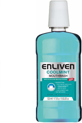 

Enliven Alcohol Free Cool Mint Mouth Wash - Blue(500 ml)