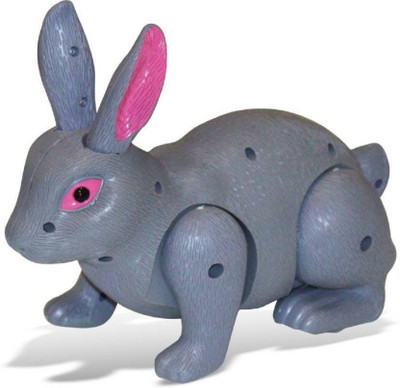 

Browner Rabbit Battery Operated Toy Running And Sound - IMITATE THE TRUE RABBIT (Grey)(Multicolor)