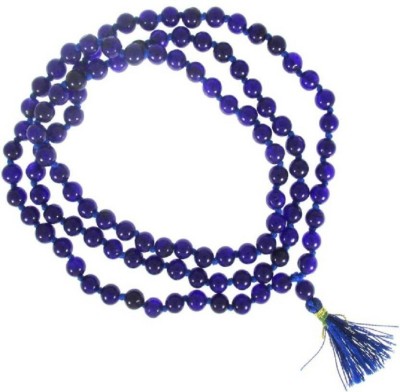 SHIVOHAM Blue Hakik Mala Agate Stone Necklace