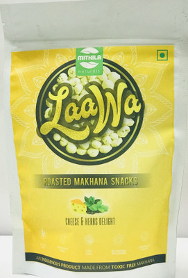 

Mithila Naturals LaaWa -Cheese & Herbs Delight Roasted Gram(55 g, Pouch)