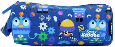 smily kiddos 1 Robo Art Polyester Pencil Box(Set of 1, Blue)