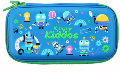 

Smily Kiddos 1 Robo Art Polyester Pencil Box(Set of 1, Blue)