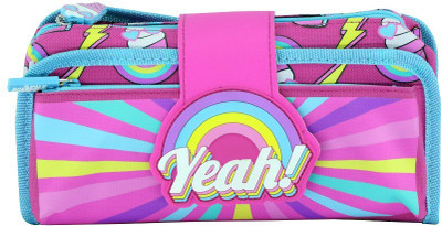 smily kiddos 1 cute Art Polyester Pencil Box(Set of 1, Pink)