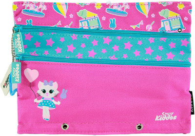 

Smily Kiddos 1 flower Art Polyester Pencil Box(Set of 1, Pink)