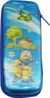 

Genextonline 1 Minions Art Plastic Pencil Box(Set of 1, Multicolor)