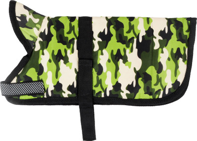 

Leather Craft Coat for Dog(camouflage green