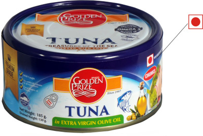 

Golden Prize Tuna Chunk In Extra Vigin Olive Oil 185Gms Tuna Fish Chunks(185 Pack of 1)