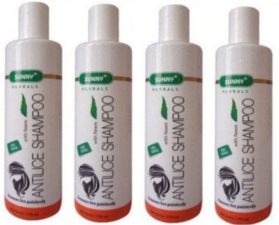 

Bakson's Sunny Anti-Lice Shampoo with Neem 150ml Pack of 4(150 ml)