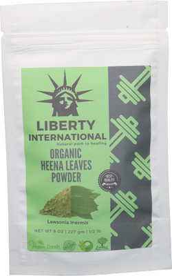 

LIBERTY INTERNATIONAL Organic Herbal Henna Precious Herb Mix Fresh Powder Hair Color For Greying Hair NT24(227 g)
