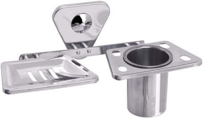 

VR Dream 2 in 1 SS304 Soap Dish & Toothbrush Holder(Steel)